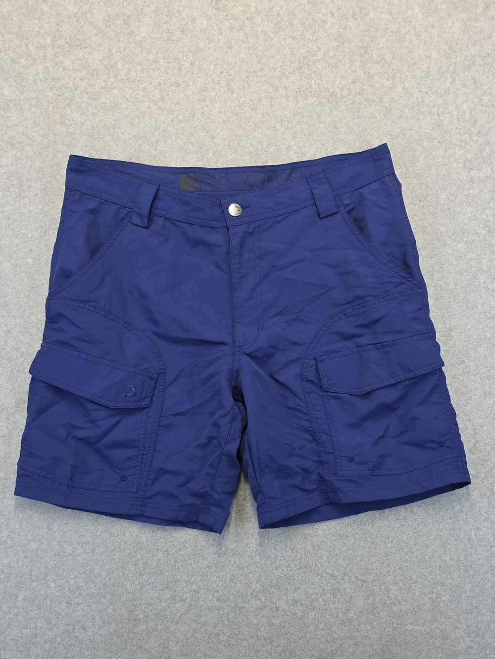 NWT Reel Legends Navy Cargo Fishing Shorts Size 36